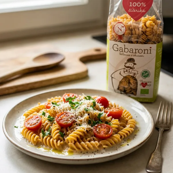 Kichererbsen-Fusilli
